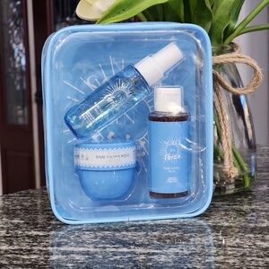 EN BARCELONA Bliss Blue Skincare Cleanser & Exfoliant Set - Blue